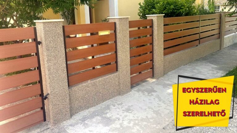 WPC kerítéselem az XXL kerítés kínálatában